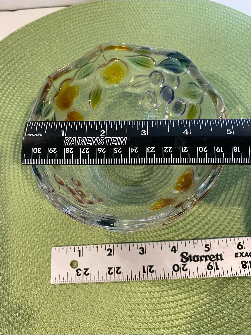 Vintage Mikasa Crystal Garden Harvest Bowl